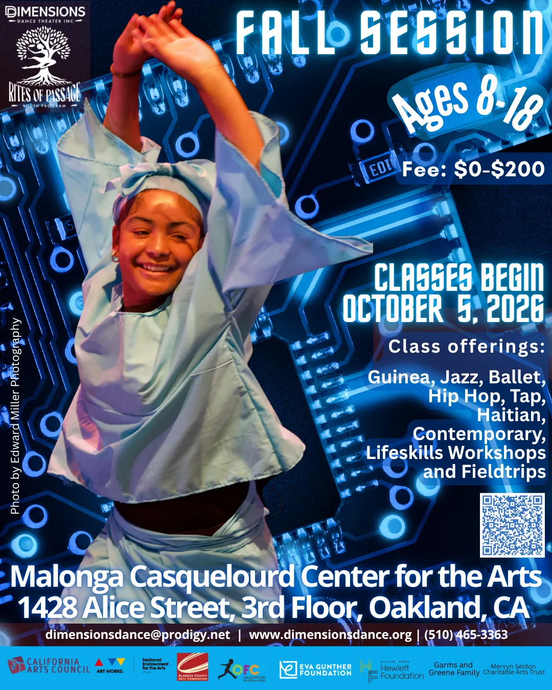 Fall Session 2026 Class Offerings